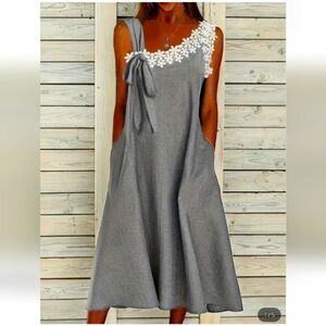 NIB.Chic Asymmetrical A-line dress
